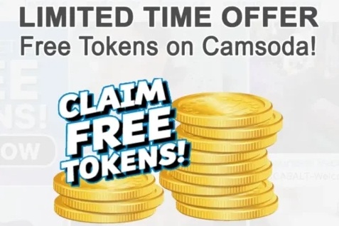 Take advantage of CamSoda's promotional offers Free tokens promotions from CamSoda