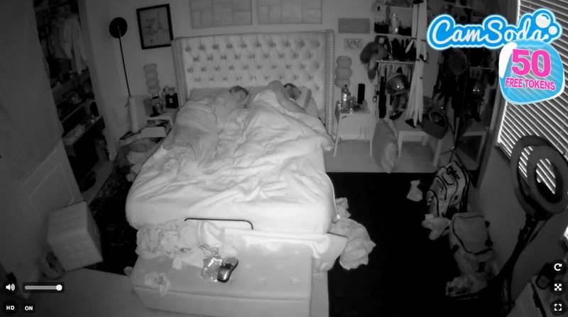 CamSoda has dozens of voyeur rooms where you can spy on people's lives