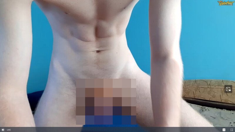 Chaturbate lets you chat with no-face gay cam guys who love to tease