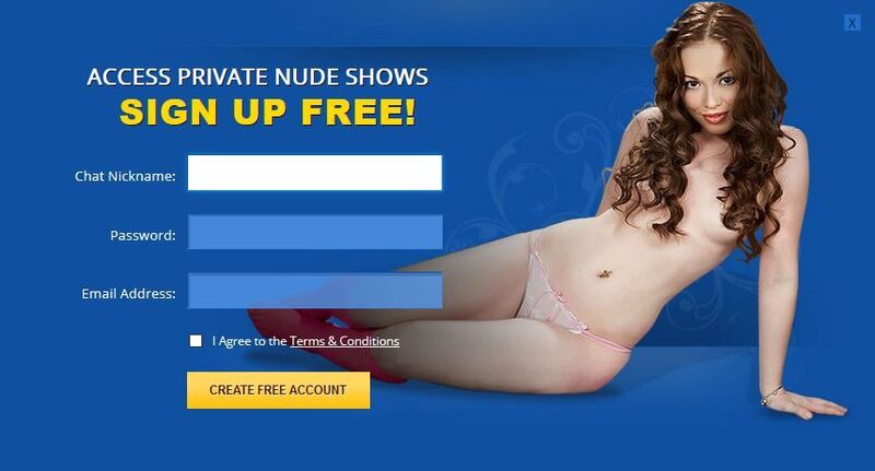 Flirt4Free's simple, user friendly signup form