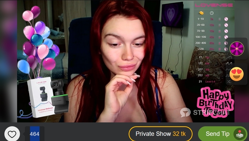 Stripchat's bday cam models offer special webcam shows