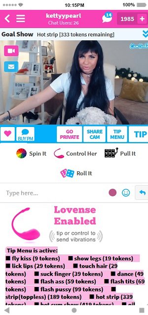 CamSoda offers tags with all fetishes including sissification and a great mobile platform