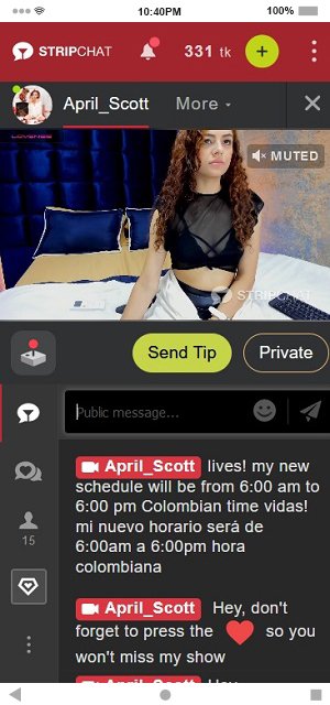Stripchat is a fetish friendly site so it's easy to find your sissification partner on mobile too