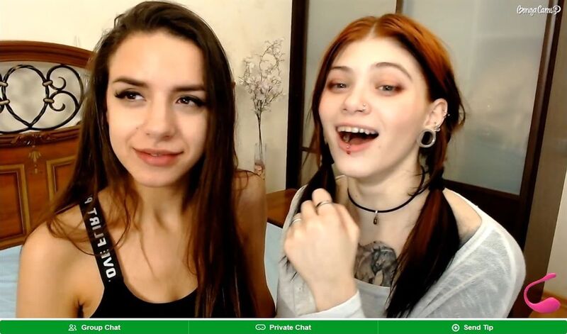 Latina and Russian lesbian couple on BongaCams