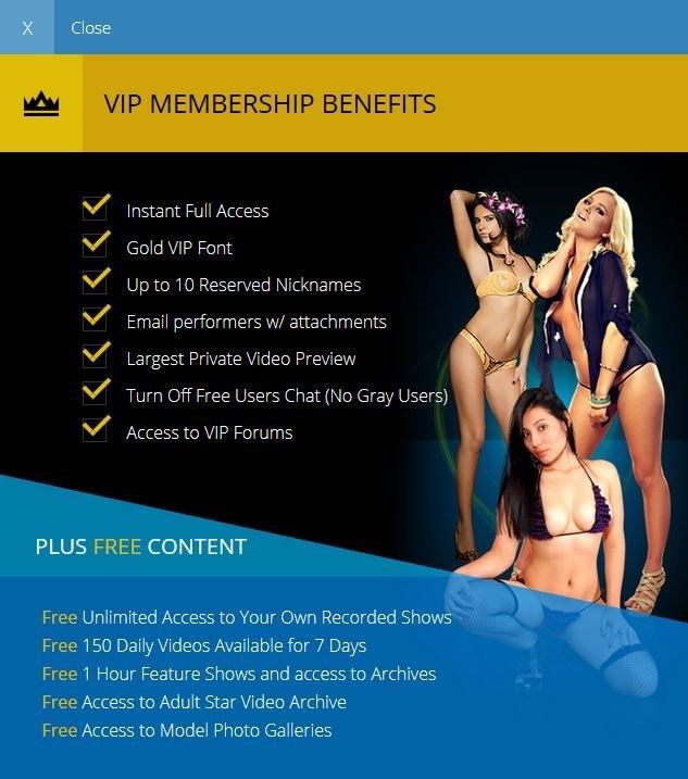 Registering as a Flirt4Free VIP comes with many benefits