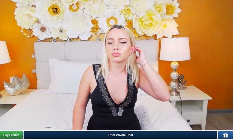 Russian blonde giving jerk off instructions on ImLive