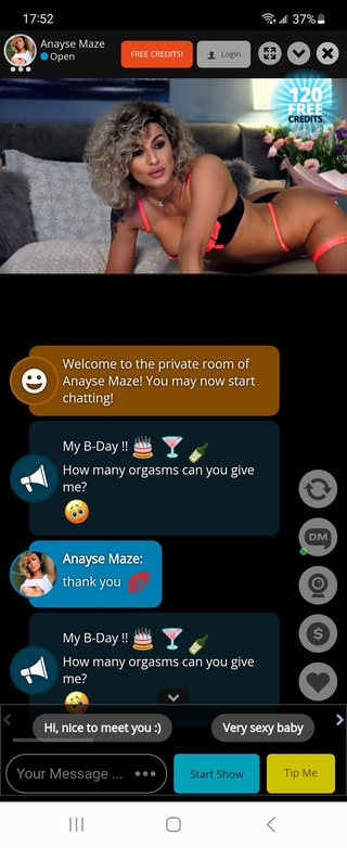 Flirt4Free offers a brilliant mobile platform with cam to cam capabilities